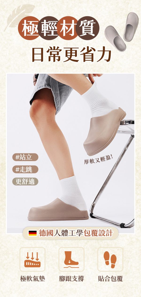 【Travel+】新時尚增高穆勒鞋 