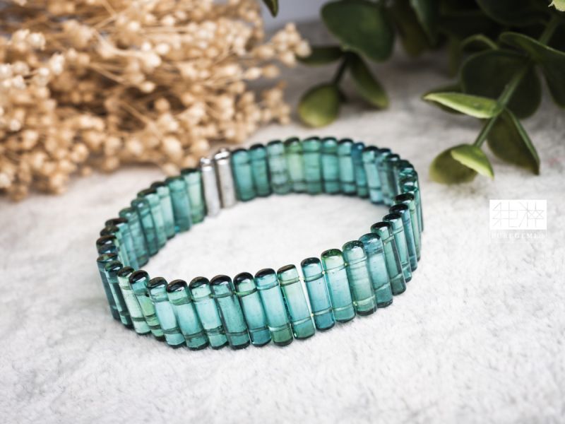 頂級老料淨透藍綠碧璽手排 碧璽,電氣石,Tourmaline,帕拉伊巴藍碧璽,金絲雀碧璽,Rubylite,紅寶碧璽