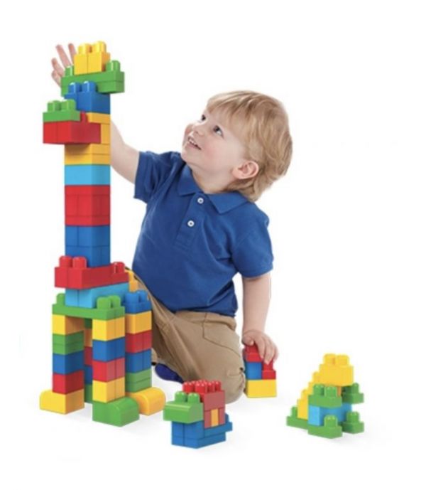 MEGA BLOKS費雪美高積木80片積木袋 (2色選擇) 