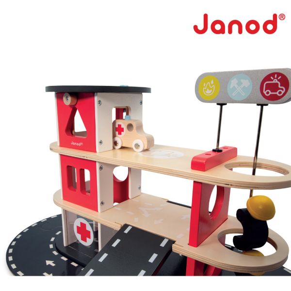 【法國Janod】城市冒險-119中心 