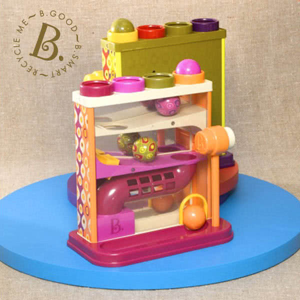 美國B.Toys哇哈搥搥球 小肌肉發展,哇哈搥搥球,視覺追視,兒童教具,幼兒教具,科育