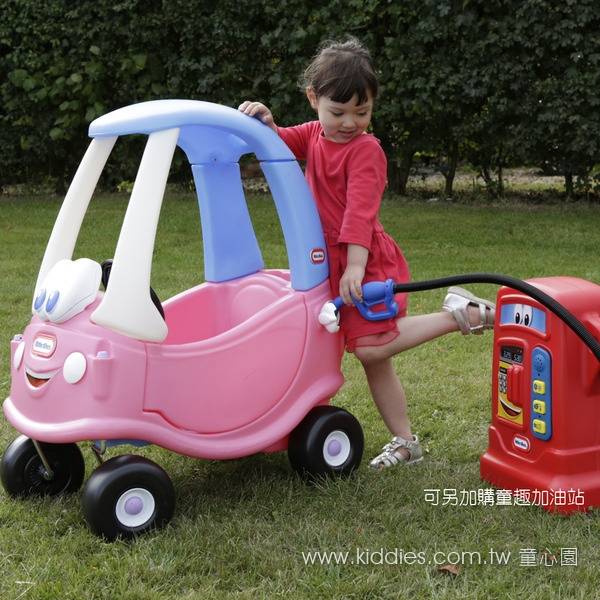 美國Little Tikes時尚跑車 - 粉紅 Little Tikes,童心園,腳行車,華森葳,博客來,