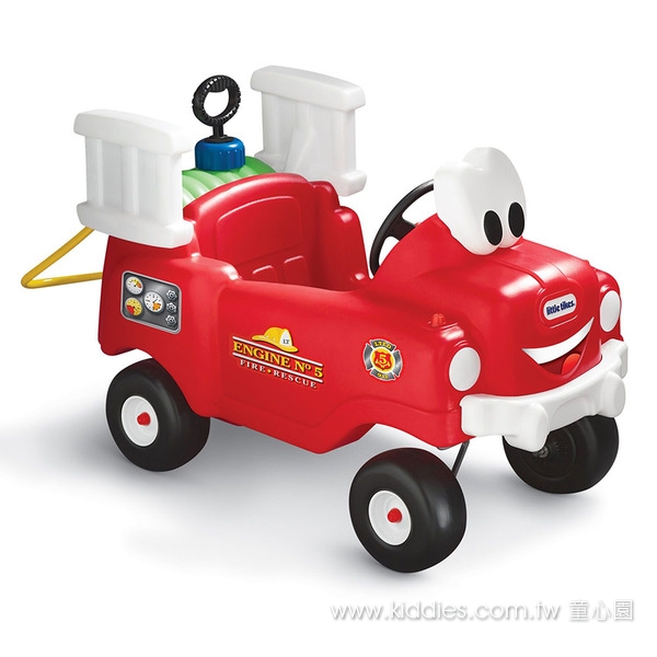 美國 Little Tikes 消防灑水車 消防車,腳行車,澆花,童心園