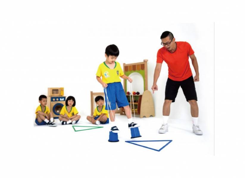 好童年-isport形狀王國挑戰套組 兒童體適能,i sport,腳踏桶,動作發展