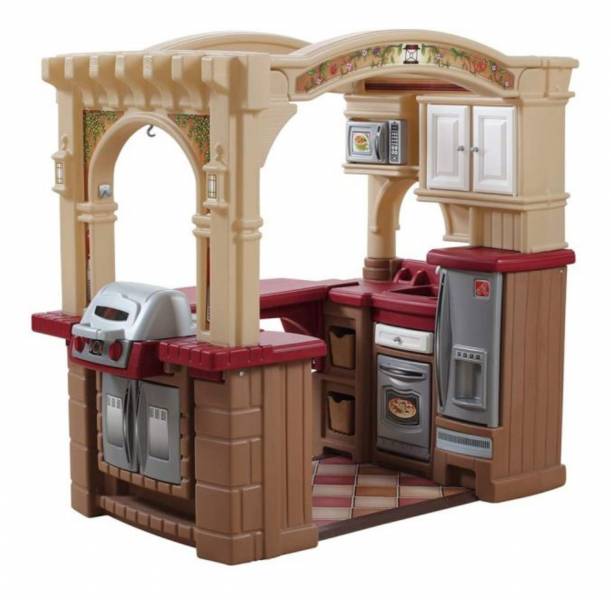 美國Step2豪華開放式燒烤廚房 兒童廚房組,燒烤,用餐區,華森葳,扮演角,童心園