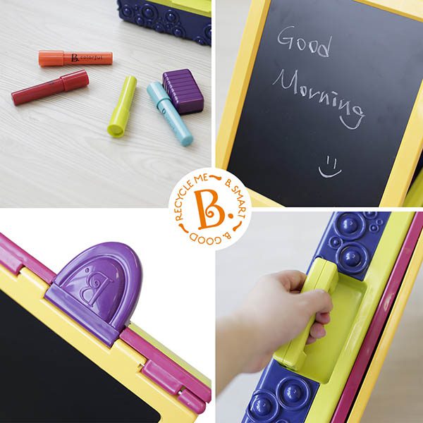 美國B.Toys沃客旅行小畫架 2.0 小畫架,小藝術家,角色扮演,兒童教具,科育,美術