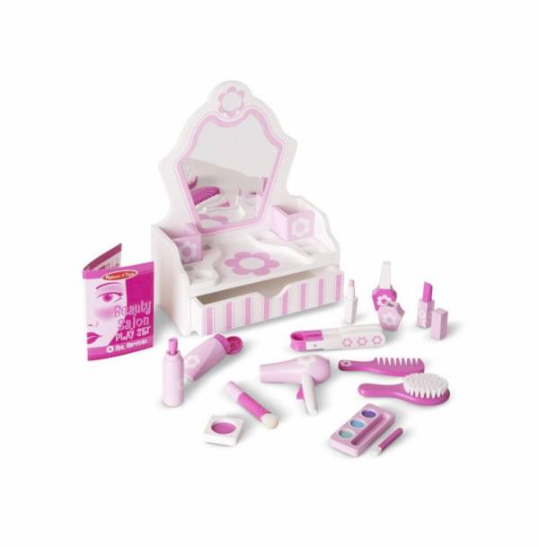 美國Melissa & Doug梳妝扮演組 Melissa & Doug,梳妝扮演組,博客來,快樂禔,教具,美國瑪莉莎