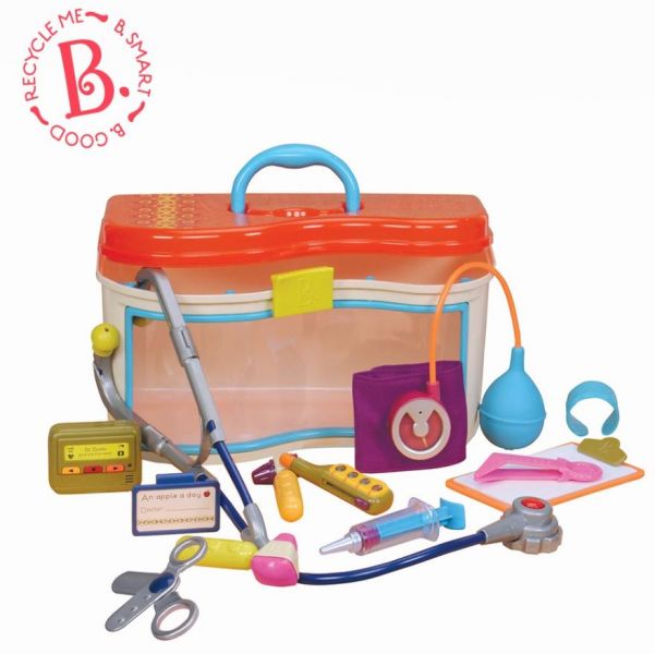 美國B.Toys達特醫生診療箱 醫生組,兒童扮演醫生,角色扮演,美國B.TOYS,科育