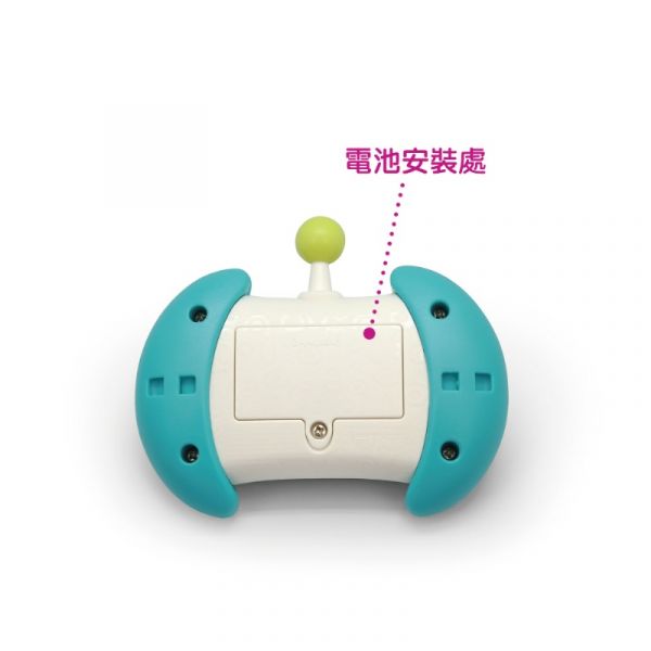 美國B.toys 迴轉遙控車-呱呱撞火星(顏色隨機出貨) 美國B.toys,迴轉遙控車,呱呱撞火星,幼兒遙控車,聲光效果刺激