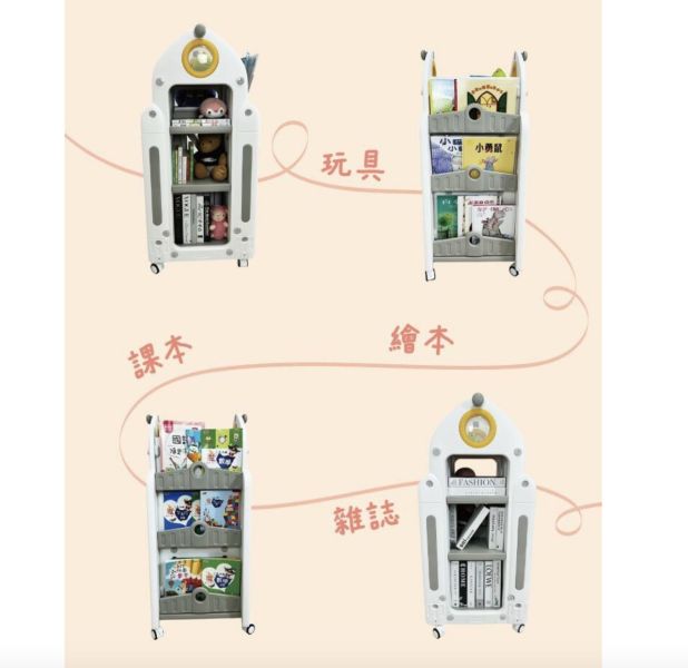 移動式收納櫃(書櫃) 兒童移動式收納櫃,兒童書櫃,兒童玩具收納櫃,兒童學習用品收納,兒童整理櫃,兒童房收納,書籍收納櫃,兒童房整理,玩具收納櫃,兒童收納櫃推薦