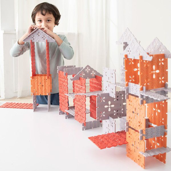 Weplay藝磚逸瓦 東方建築積木, 兒童STEAM積木, 空間建構遊戲, 兒童美學教育, 建築積木, 兒童創造力積木, 幼兒空間感訓練, Weplay 積木, 兒童感覺統合玩具