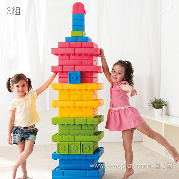 巧巧大積木-64件 大積木,軟性積木,無毒積木