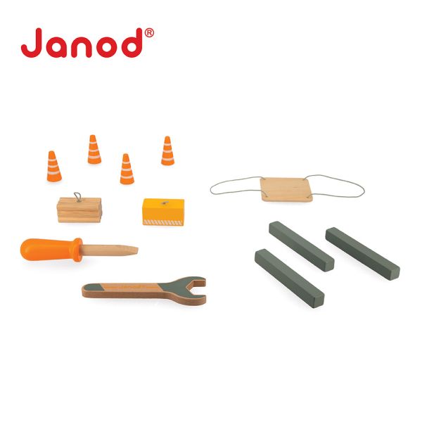 【法國Janod】城市冒險-起重機 起重機,兒童起重機