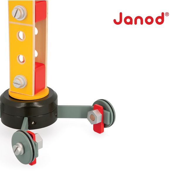 【法國Janod】城市冒險-起重機 起重機,兒童起重機