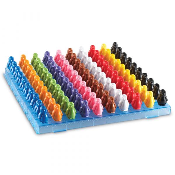 美國Learning Resources計算100企鵝 計算100企鵝,幼兒數學教具,兒童數學學習遊戲,數字學習玩具,數學啟蒙,親子互動數學遊戲,學齡前數學,數字認知遊戲,學前教育數學工具,數學遊戲玩具