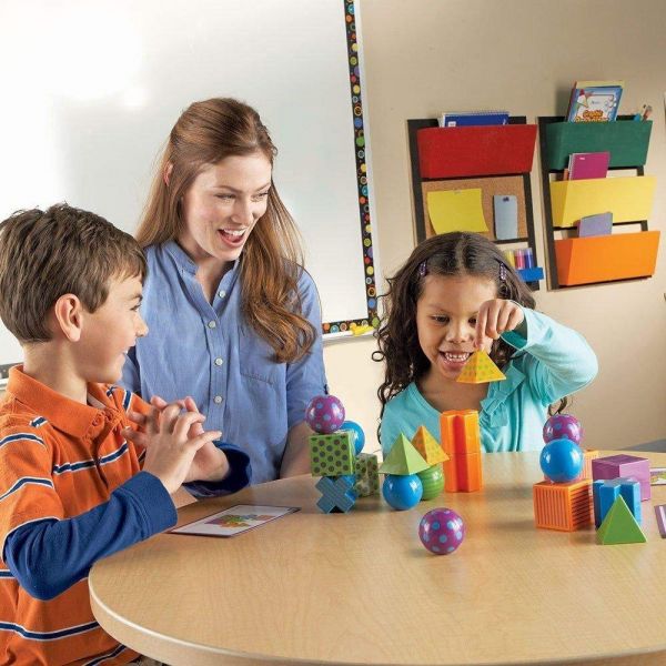 美國Learning Resources 模仿建築師 模仿建築師,幼兒拼搭積木,兒童空間學習玩具,創意建築遊戲,立體拼搭積木,幼兒建築玩具,STEAM學習玩具,學前教育積木,親子互動桌遊,兒童幾何概念玩具