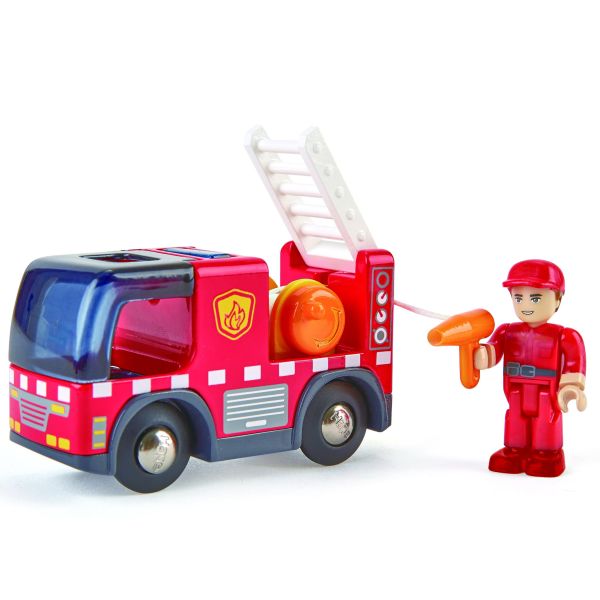 HAPE 警笛消防玩具車 
