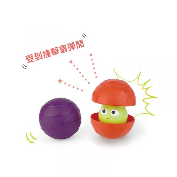 美國B.toys迴轉遙控車-卡特撞木星(顏色隨機出貨) 美國B.toys,迴轉遙控車,卡特撞木星,幼兒遙控車,聲光效果刺激