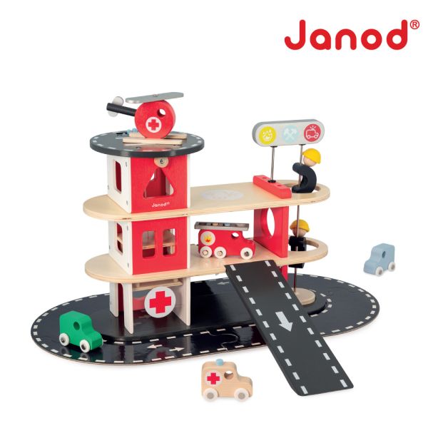 【法國Janod】城市冒險-119中心 