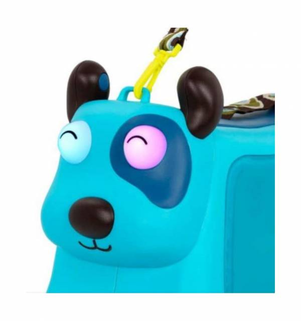 美國B.Toys 小獵犬沃菲行李箱 美國B.Toys,兒童行李箱,可坐行李箱,博客來,科育,感覺統合,幼兒教具