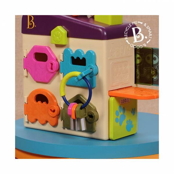 美國 B.Toys 毛小孩寵物診所 寵物診所,幼兒教具,配對鎖匙,B.TOYS,兒童教具,科育