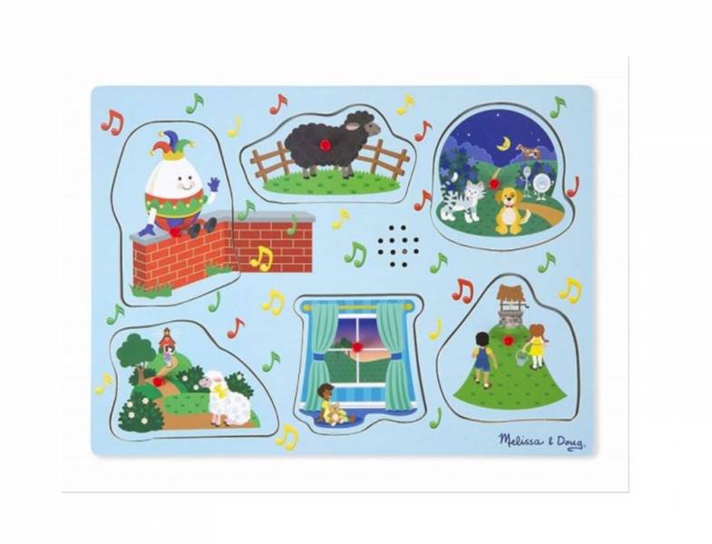 美國Melissa & Doug聲音積木--童謠(二) 英文童謠,Melissa & Doug,聲音積木