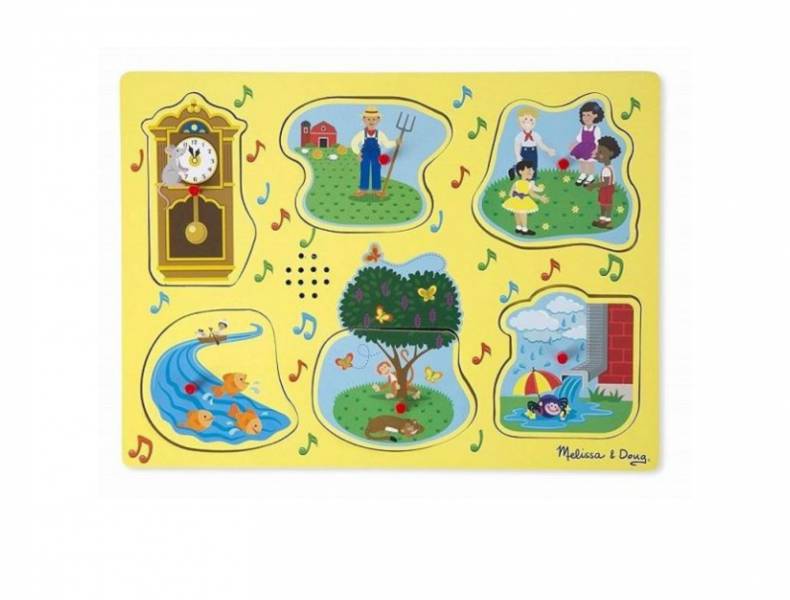 美國Melissa & Doug聲音積木--童謠(一) 聲音積木,美國瑪莉莎,英文童謠,Melissa & Doug,兒童教具,教具,幼兒園教具,教具廠商,高雄教具