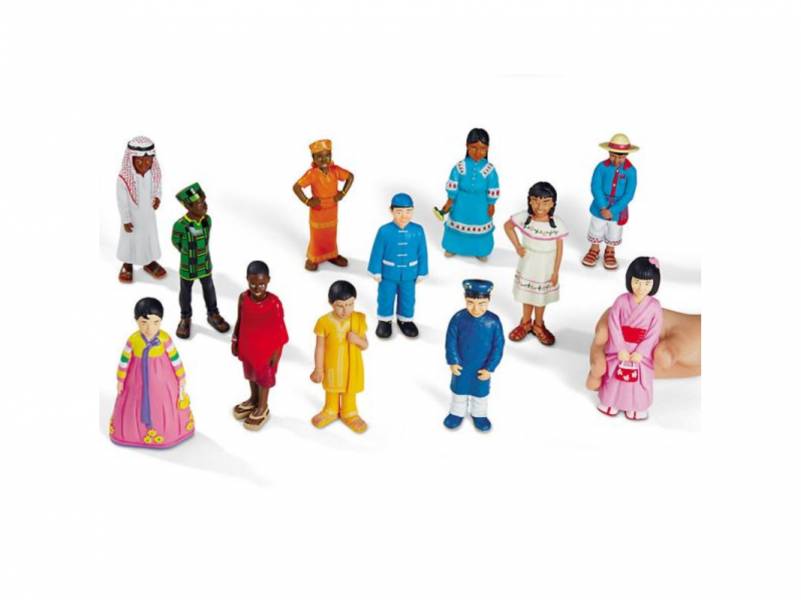 美國 Lakeshore 各國民族偶 各國民族,扮演學習,民族文化,探索,LAKESHORE,教具,華森葳