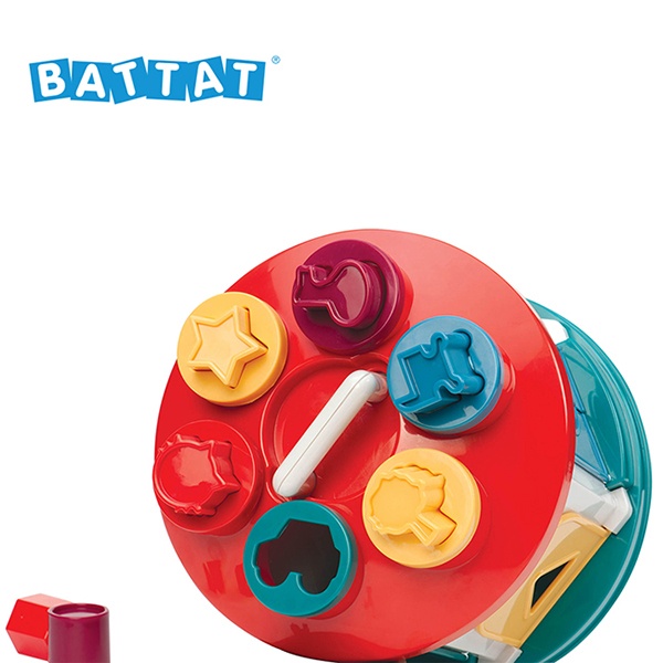 美國B.Toys小鎖匠煙囪屋(霓虹) 形狀顏色配對,手眼協調,美國B.Toys,科育,兒童教具,蝦皮