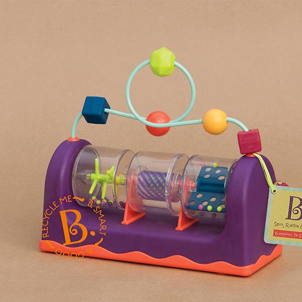 美國B.Toys搖滾豆豆 Spin, Rattle & Roll 美國B.Toys,科育,感統教具,視覺追視
