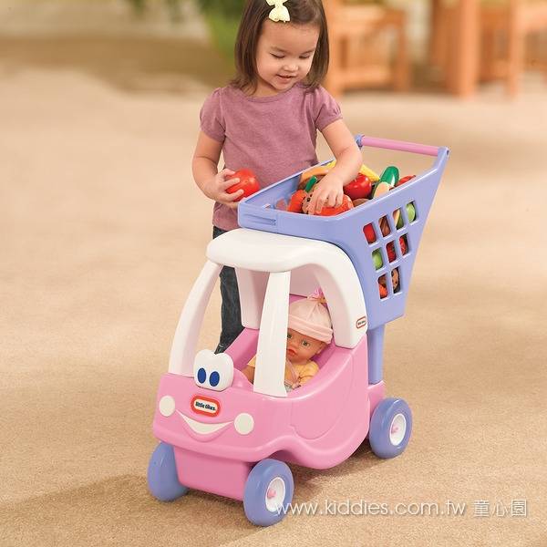 美國Little Tikes 公主購物車 購物車,跑車造型,Little Tikes,童心園,扮家家酒,扮演角