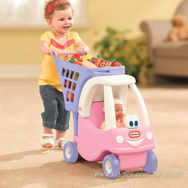美國Little Tikes 公主購物車 購物車,跑車造型,Little Tikes,童心園,扮家家酒,扮演角