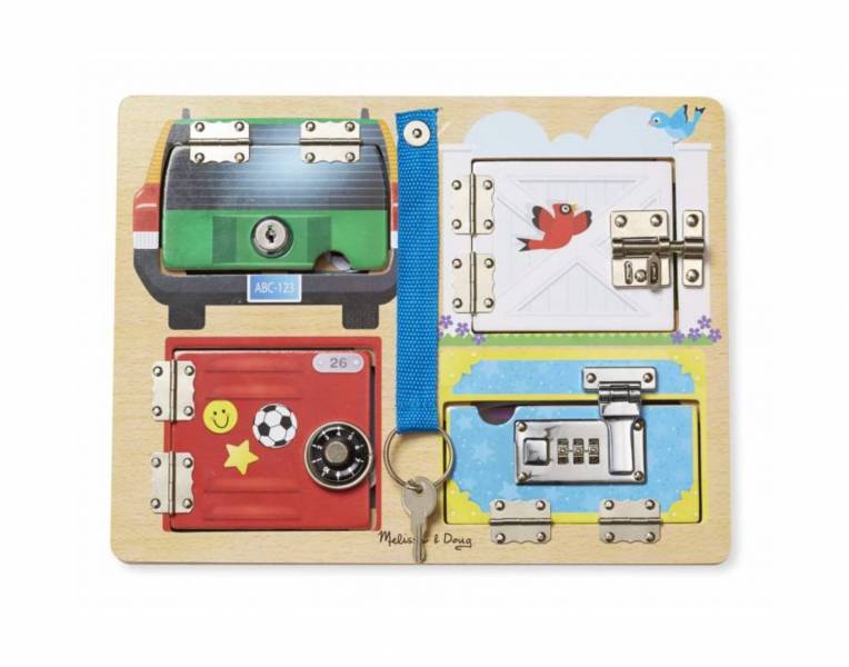 美國Melissa & Doug生活技能-鎖匠 開鎖教具,美國瑪麗莎,手部發展,美國Melissa & Doug