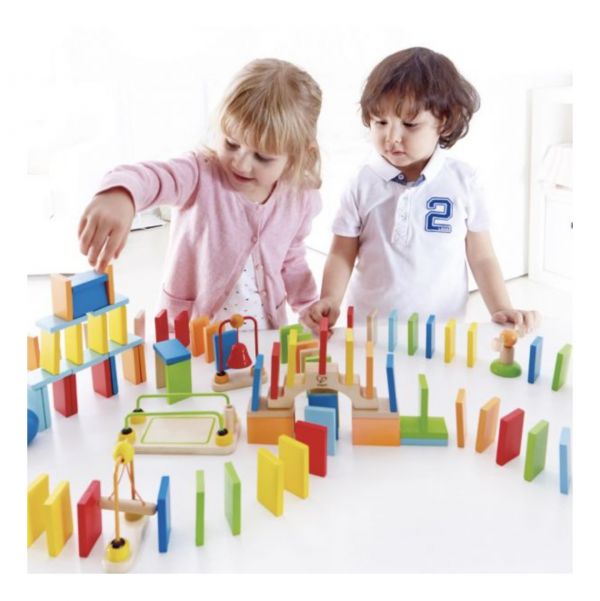 Hape超級骨牌遊戲組 骨牌遊戲,HAPE經典骨牌