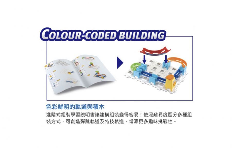 Vtech 智能滾球積木建構軌道組-摩天輪樂園 軌道遊戲,積木堆疊