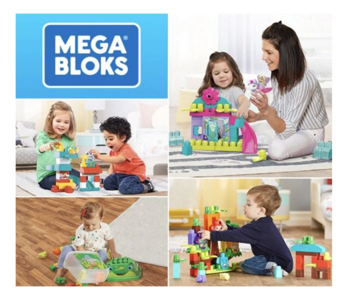 MEGA BLOKS費雪美高積木80片積木袋 (2色選擇) 