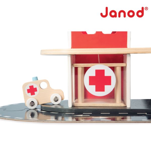 【法國Janod】城市冒險-119中心 