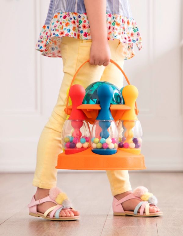 美國B.Toys露一手保齡球 美國B.Toys,露一手保齡球,保齡球玩具,發光保齡球,感統教具,柯育