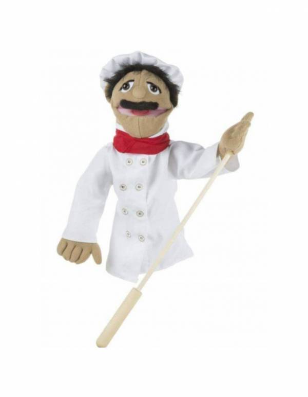 美國Melissa & Doug廚師大嘴偶 廚師,大嘴偶,手偶,教具,Melissa & Doug,扮演角