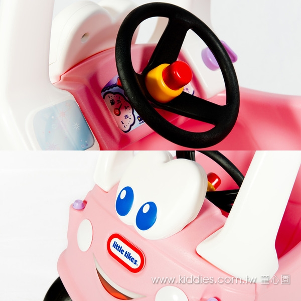 美國Little Tikes時尚跑車 - 粉紅 Little Tikes,童心園,腳行車,華森葳,博客來,