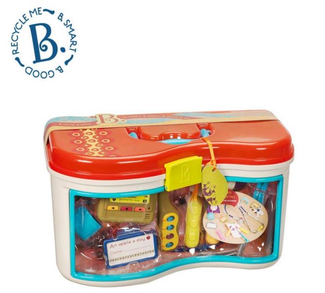 美國B.Toys達特醫生診療箱 醫生組,兒童扮演醫生,角色扮演,美國B.TOYS,科育