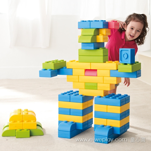 巧巧大積木-64件 大積木,軟性積木,無毒積木
