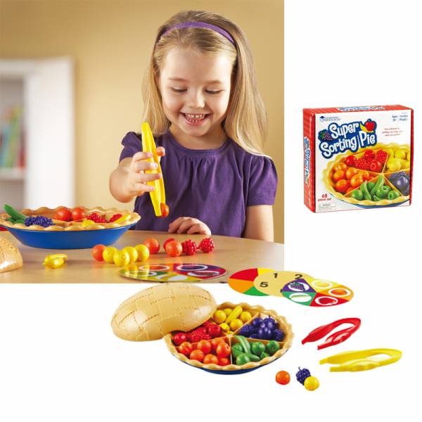 美國 Learning Resources 分類水果派 分類水果派,數學學習玩具,幼兒計數遊戲,顏色分類遊具,手眼協調教具,親子桌遊,幼兒數學教具,感統遊戲,學齡前學習玩具,兒童學習工具