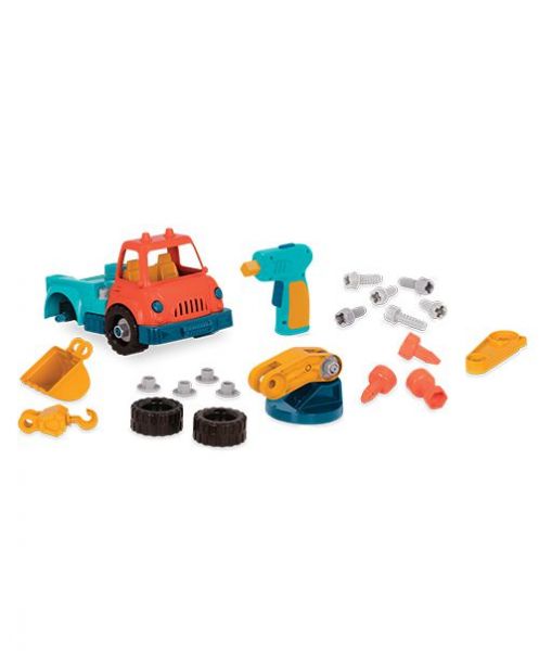 美國B.Toys索羅斯起重怪手 美國B.Toys,科育,兒童教具,索羅斯起重怪手,怪手,螺絲