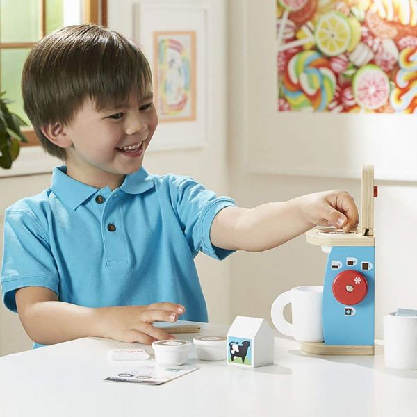 美國Melissa & Doug咖啡烘焙師 咖啡機,角色扮演,美國瑪莉莎,教具,快樂禔,上和勤,教具廠商,育心幼教社