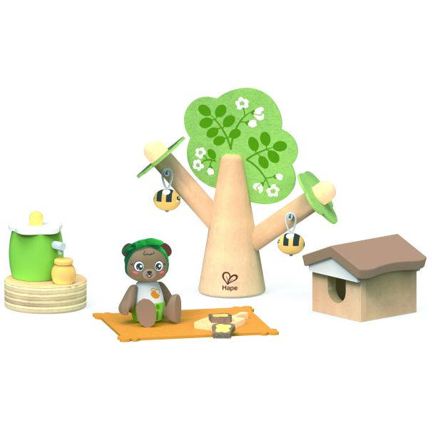 HAPE 蜜蜂與蜂巢組合 蜜蜂與蜂巢組合,顏色分類遊戲,精細動作訓練,手眼協調,數學學習玩具,學前教具,感覺統合