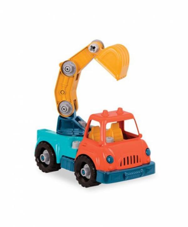 美國B.Toys索羅斯起重怪手 美國B.Toys,科育,兒童教具,索羅斯起重怪手,怪手,螺絲