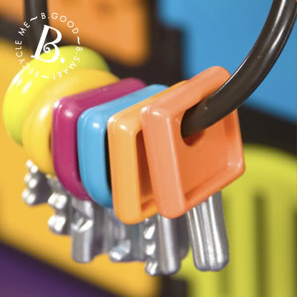 美國B.Toys可麗特寵物診所(橘色本體) 寵物診所,幼兒教具,配對鎖匙,B.TOYS,兒童教具,科育