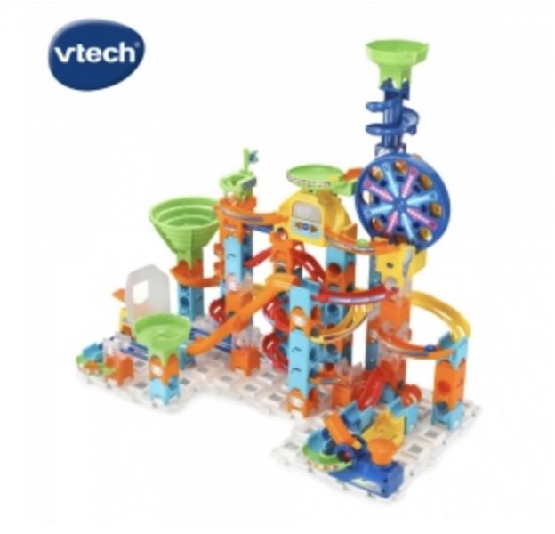 Vtech 智能滾球積木建構軌道組-摩天輪樂園 軌道遊戲,積木堆疊