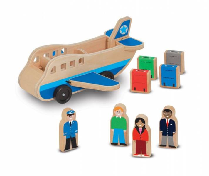 美國Melissa ＆ Doug飛航轉運站Ⅱ代 兒童飛機玩具,航空教具,飛行角色扮演,飛行安全,兒童學習玩具,木製飛機,幼兒教育,學前教育,遊戲學習,飛航轉運站